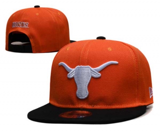 NCAA Texas Longhorns New Era Orange Black 9FIFTY Snapback Hat 6001