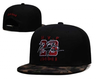 Wholesale Air Jordan Brand MVP Black Camo Back Patch Embroidered Snapback Hats 6021