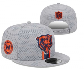 NFL Chicago Bears New Era 2024 Sideline Gray 9FIFTY Snapback Hat 3038