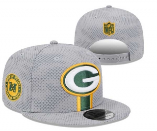 NFL Green Bay Packers New Era 2024 Sideline Gray 9FIFTY Snapback Hat 3053