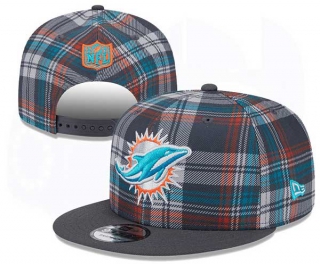 NFL Miami Dolphins New Era 2024 Sideline Statement Gray 9FIFTY Snapback Hat 3016