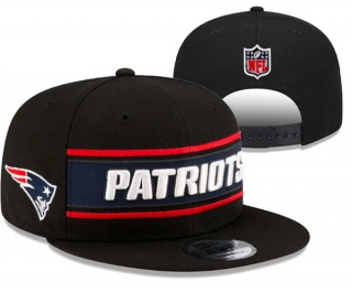 NFL New England Patriots New Era Black 2024 Sideline Side Patch 9FIFTY Snapback Hat 3056