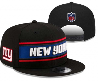 NFL New York Giants New Era Black 2024 Sideline Side Patch 9FIFTY Snapback Hat 3036