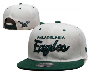 NFL Philadelphia Eagles New Era White Kelly Green Sparky 9FIFTY Snapback Hat 6053