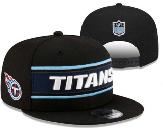 NFL Tennessee Titans New Era Black 2024 Sideline Side Patch 9FIFTY Snapback Hat 3022