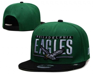 NFL Philadelphia Eagles New Era Kelly Green Black Retro 9FORTY Snapback Hat 8004