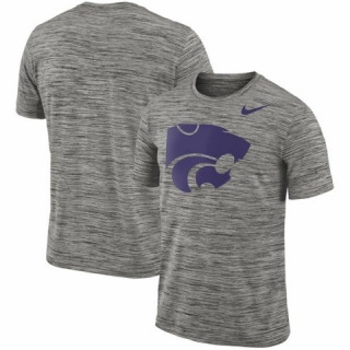 NCAA Nike Kansas State Wildcats Charcoal 2018 Player Travel Legend Performance T-Shirt