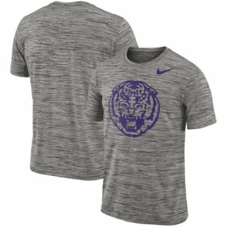 NCAA Nike LSU Tigers Charcoal 2018 Player Travel Legend Performance T-Shirt