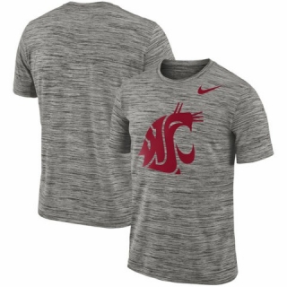 NCAA Nike Washington State Cougars Charcoal 2018 Player Travel Legend Performance T-Shirt
