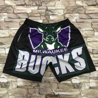 Wholesale Men's NBA Milwaukee Bucks Classics Shorts (2)