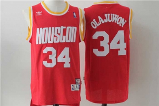 Wholesale NBA HOU Olajuwon Adidas Retro Jerseys (5)