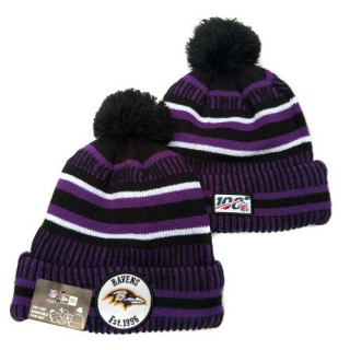 Wholesale NFL Baltimore Ravens Knit Beanie Hat 3013