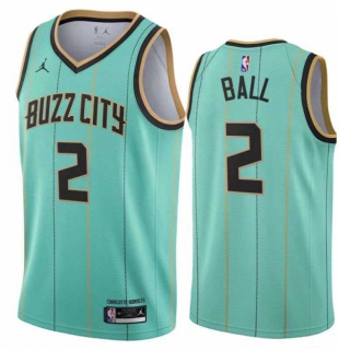 Men's Charlotte Hornets LaMelo Ball 2020 NBA Draft Jordan Jersey City Edition