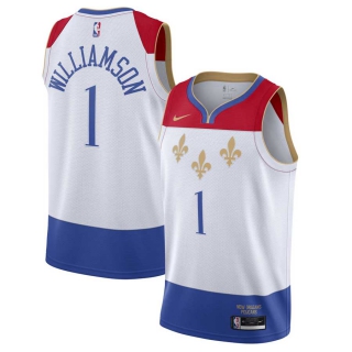 Wholesale NBA New Orleans Pelicans Zion Williamson Nike Jersey City Edition (1)