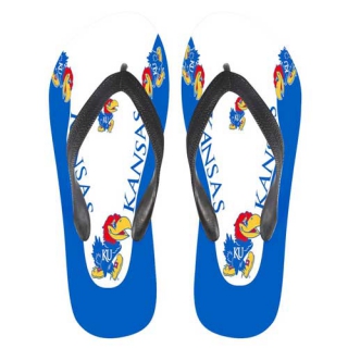 NCAA Kansas Jayhawks Unisex flip-flops
