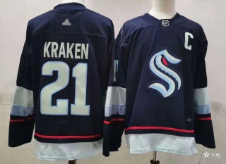 Wholesale Men's NHL Seattle Kraken Jersey (5)
