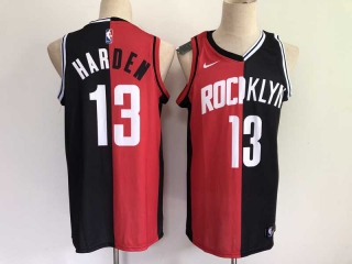 Men's NBA Brooklyn Nets X Houston Rockets James Harden  Jerseys (7)