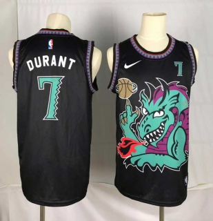 Men's NBA Brooklyn Nets Kevin Durant Jerseys Dragon Edition (13)