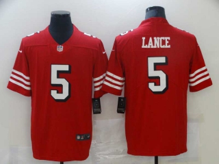 Men's NFL San Francisco 49ers Trey Lance Nike Jersey (1)