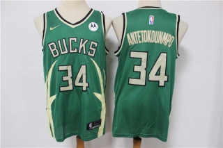 Men's NBA Milwaukee Bucks Giannis Antetokounmpo Nike Jersey (14)