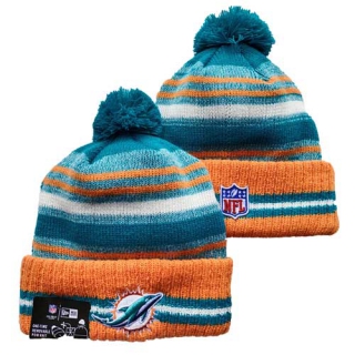 Wholesale NFL Miami Dolphins Knit Beanie Hat 3032