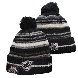 Wholesale NFL Miami Dolphins Knit Beanie Hat 3033