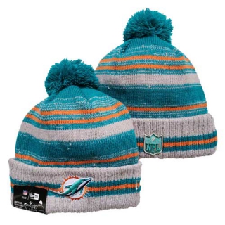 Wholesale NFL Miami Dolphins Knit Beanie Hat 3034