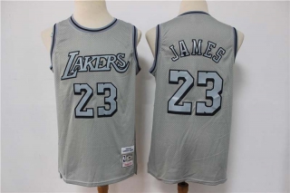 Men's NBA Los Angeles Lakers LeBron James Jersey (42)
