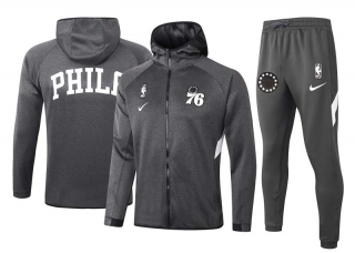 Men's NBA Philadelphia 76ers Full Zip Hoodie & Pants (1)