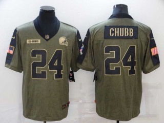 Men's NFL Cleveland Browns Nick Chubb Nike Jerseys (7)