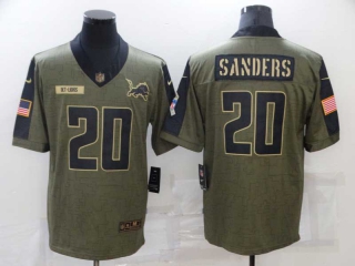 Men's NFL Detroit Lions Barry Sanders Nike Jerseys (7)
