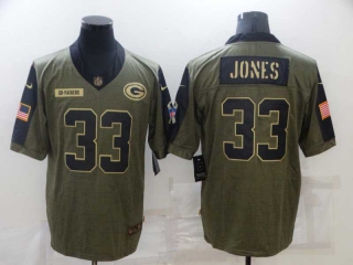 Men's NFL Green Bay Packers Aaron Jones Nike Jersey (3)