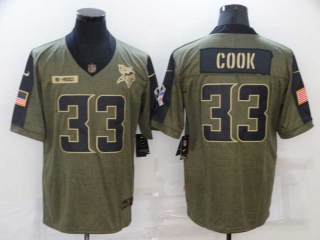 Men's NFL Minnesota Vikings Dalvin Cook Nike Jersey (7)