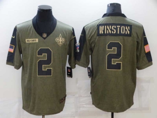 Men's NFL New Orleans Saints Jameis Winston Nike Jersey (1)
