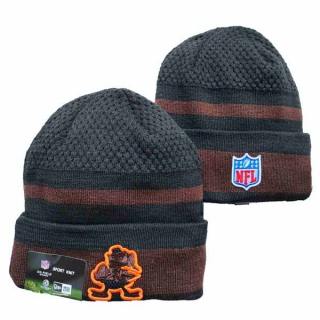 Wholesale NFL Cleveland Browns Knit Beanie Hat 3027