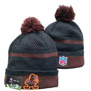Wholesale NFL Cleveland Browns Knit Beanie Hat 3028