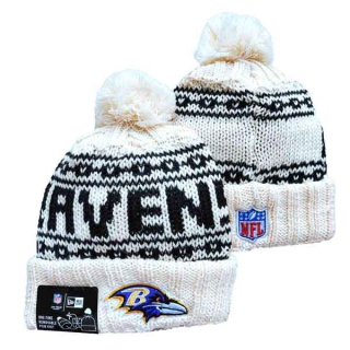Wholesale NFL Baltimore Ravens Knit Beanie Hat 3035