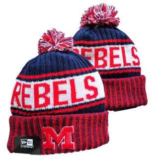 NCAA College Ole Miss Rebels Knit Beanies Hat 3022