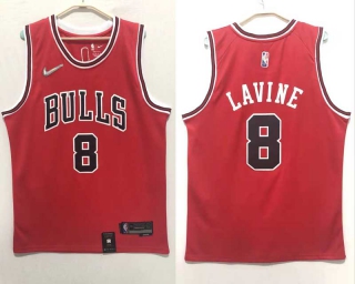 Men's NBA Chicago Bulls Zach LaVine 75th Anniversary Nike Jersey (5)