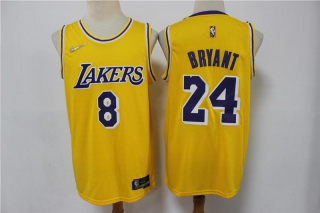 Men's NBA Los Angeles Lakers Kobe Bryant #8 #24 75th Anniversary Nike Jersey (60)