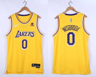 Men's NBA Los Angeles Lakers Russell Westbrook 75th Anniversary Nike Jersey (5)
