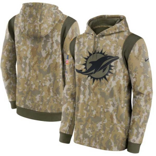 Men's NFL Miami Dolphins Nike Camo 2021 Pullover Hoodie