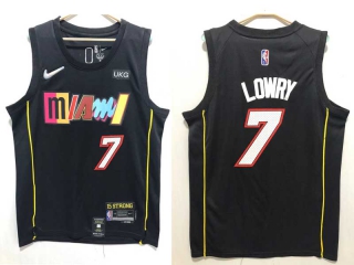 Men's NBA Miami Heat Kyle Lowry 2021-22 Jerseys City Edition (1)
