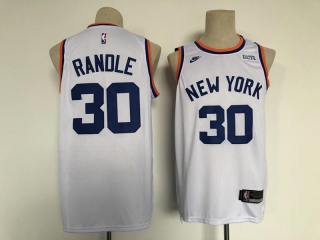 Men's NBA New York Knicks Julius Randle Nike Jerseys (2)