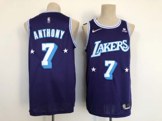 Men's NBA Los Angeles Lakers Carmelo Anthony Nike Jersey City Edition (2)
