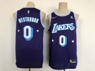 Men's NBA Los Angeles Lakers Russell Westbrook Nike Jersey City Edition (7)