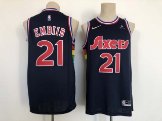 Men's NBA Philadelphia 76ers Joel Embiid Nike Jerseys City Edition (9)