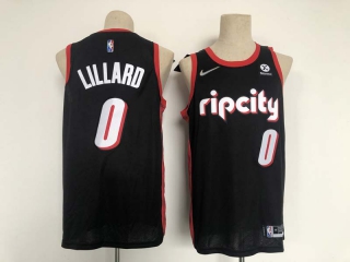 Men's NBA Portland Trail Blazers Damian Lillard Nike Jerseys City Edition (6)
