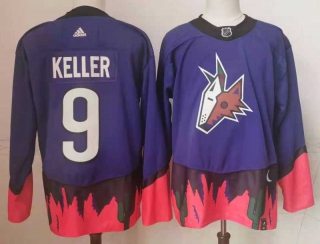 Wholesale Men's NHL Arizona Coyotes Clayton Keller Adidas Jersey (4)