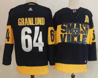 Men's NHL Nashville Predators Mikael Granlund 2022 Smashville Adidas Jersey